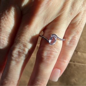 RBP 2151 Too Darling Lab Created light Amethyst size 8